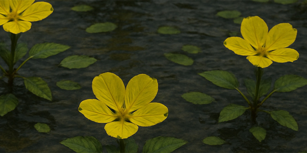 Waterteunisbloem